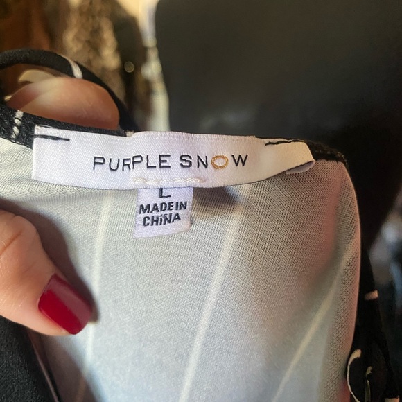 Black & White Striped Romper - Picture 4 of 4